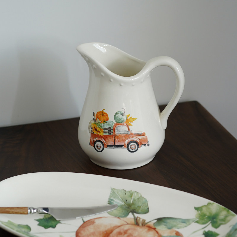 1200ML丰收季节庆祝下 欧式复古南瓜陶瓷水升花瓶 家居装饰 冷水,玩具/童车/益智/积木/模型,其它玩具,淘宝优惠券,粉丝福利购,淘宝优惠卷