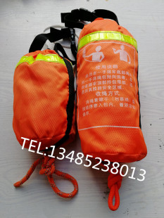 漂浮水面水域救援抛投反光逃生绳袋促销 水上救生绳包 荧光抛绳包