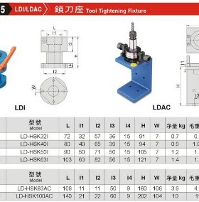 正品台湾精展锁刀座62320/25-LDI/LDAC-LD-HSK32I-LD-HSK40I