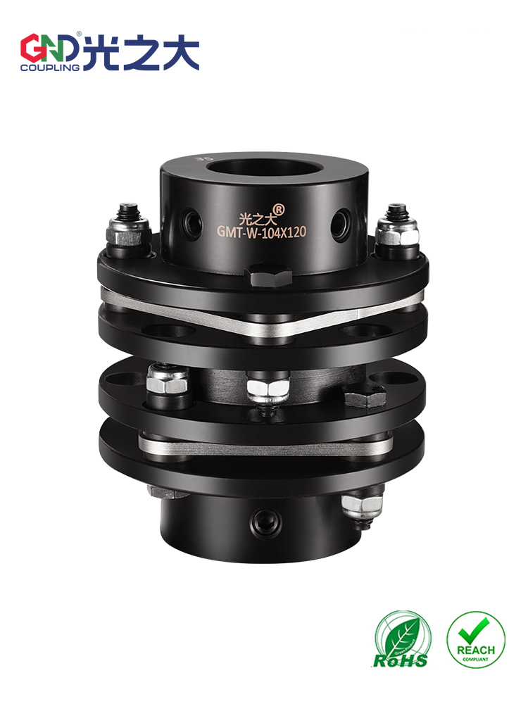光之大传动GMT-W多节键槽连接膜片联轴器高精度外螺母双膜片连接