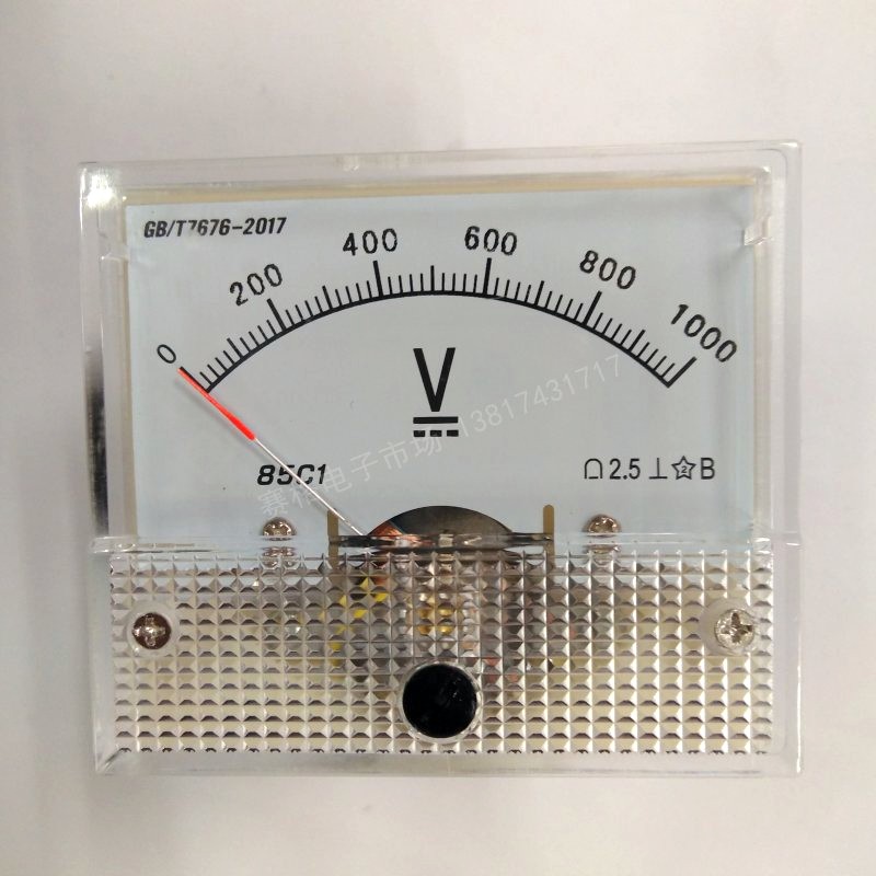 85C1 250V  450V 1KV 1000V 1.5KV 直流电压表 指针式DC 伏电压表