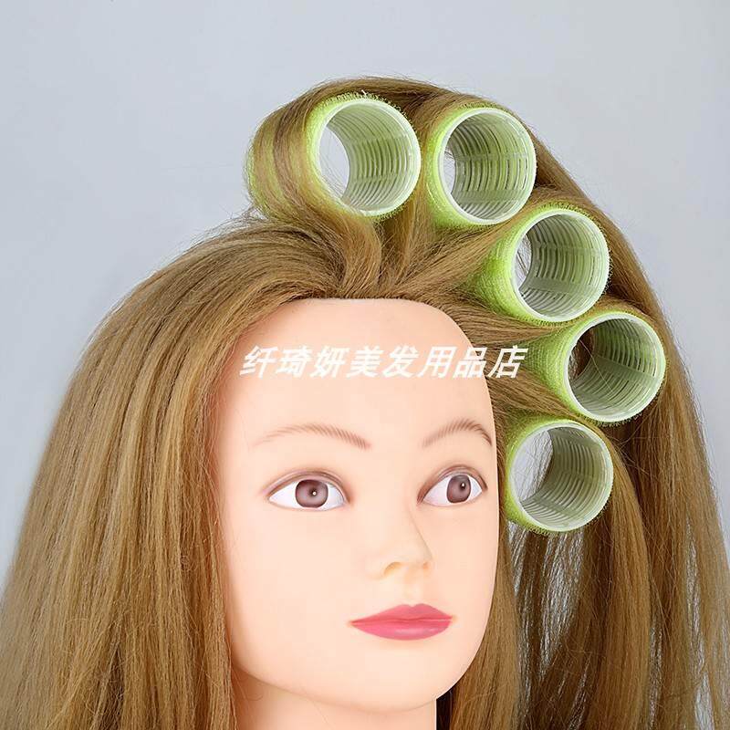 美发染杠色IHL子卷发毛毛杠塑料心自粘冷发廊染烫发根空漂发烫隔
