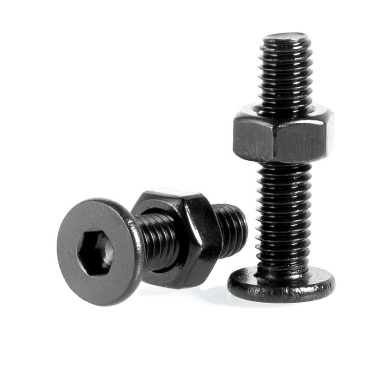 黑色不锈钢超薄头扁平大