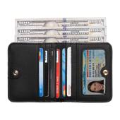 for Bifold Women Blocking Wallet Compact RFID Small Leather