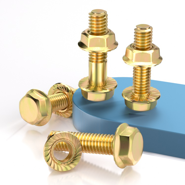 级高强度镀锌法兰面螺栓