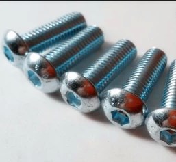 M5 镀锌10.9级盘头内六角螺栓 半圆头内六角螺丝 长度6--50