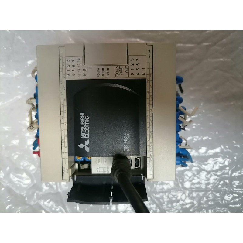 询价三菱PLC：FX3GA-24MT-CM，成色漂亮，功能包好！议价