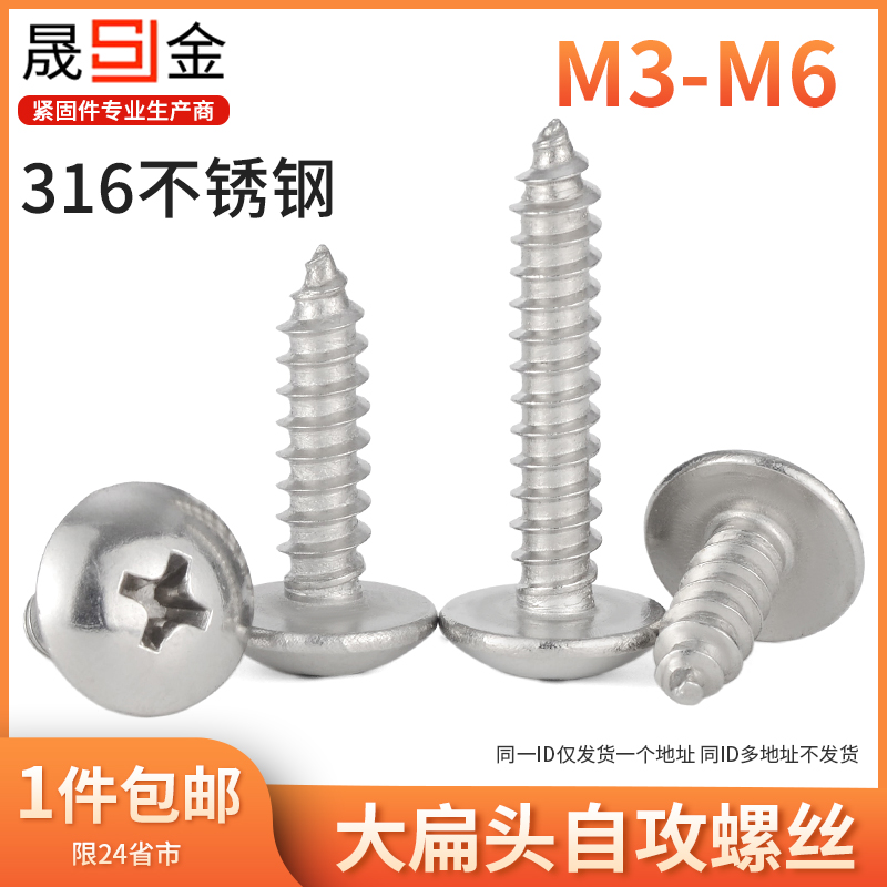 不锈钢大扁头自攻螺丝钉