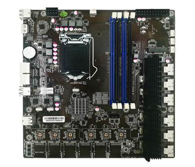 NAS 服务器 热拔插 ITX主板 IPFS主板 B250 LGA1151  多sata 24盘