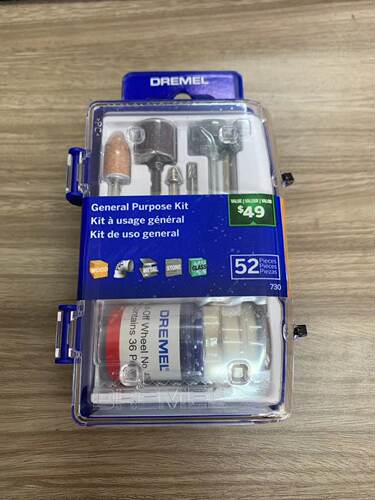 琢美DREMEL 原装电磨机研磨砂磨附件通用附件套装 52件套装730-01