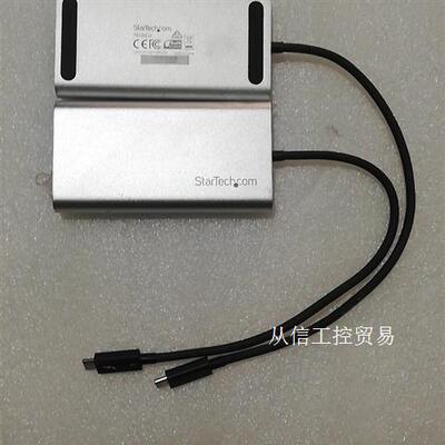 美国进口雷电3转2个HDMI 4k xps thinkp