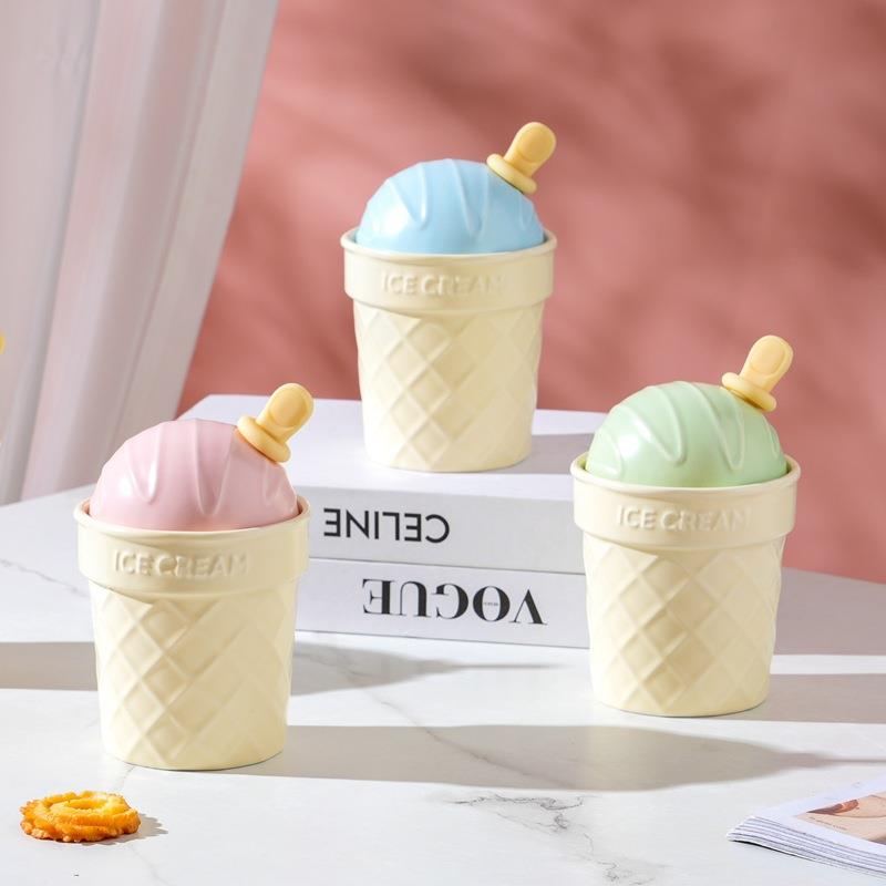 日式甜筒冰淇淋马克杯可