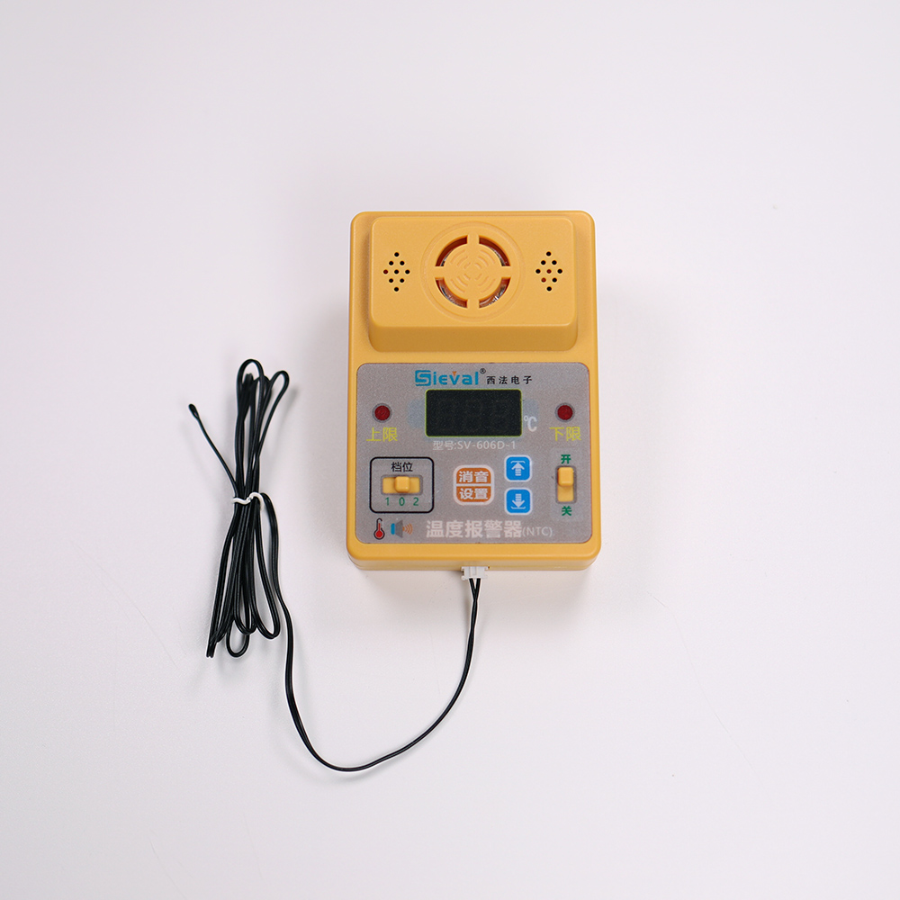 西法电子 温度报警器 高温低温报警 NTC防水温度探头 SV-606D-1