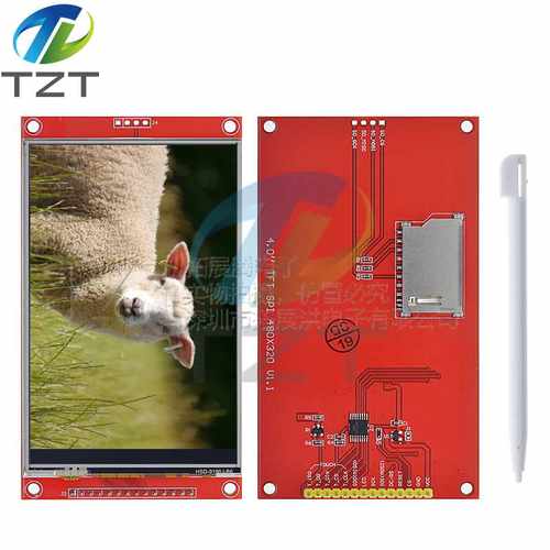 全新4.0寸SPI串口液晶屏触摸屏模块 480*320 TFT显示模块ST7796S