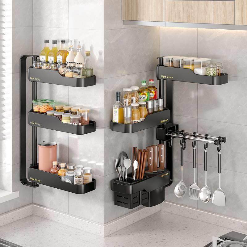 厨房调料置物架壁挂转角挂架免打孔家用佐料刀架筷子调味品收纳架,ZIPPO/瑞士军刀/眼镜,酒具,淘宝优惠券,粉丝福利购,淘宝优惠卷