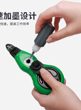 百威狮墨斗自动划线器木工专用木匠墨盒线斗弹线工具墨斗画线神器