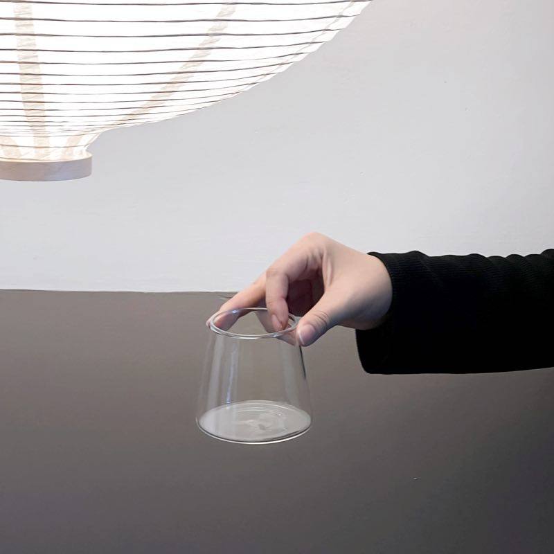 ins风家用简约牛奶冷饮料杯喝水杯子日式富士山杯透明咖啡玻璃杯,搬运/仓储/物流设备,其他起重搬运设备,淘宝优惠券,粉丝福利购,淘宝优惠卷