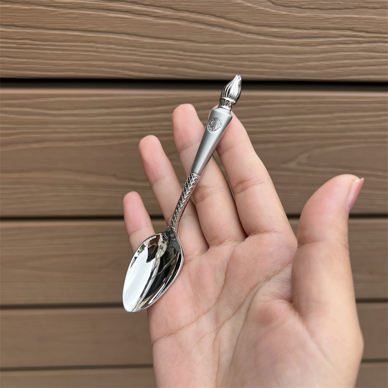 【狮王系列】304不锈钢小勺子小号迷你咖啡勺家用甜品勺宝宝勺