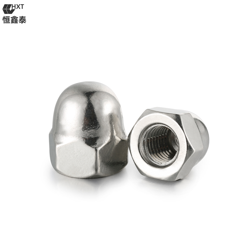 304不锈钢盖形六角螺母M3M4M5M6M8M10M12M14M16M20M24六角螺帽