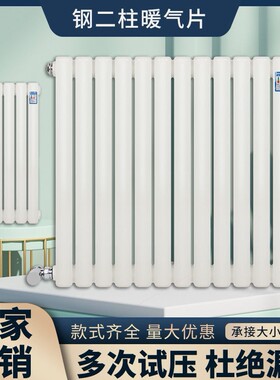 德国进口水暖暖气片家用散热片取暖器集中供暖水循环北方钢制立式