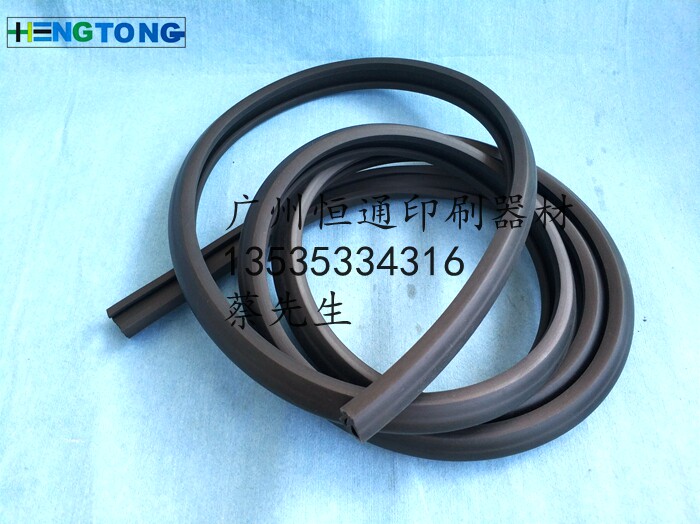 适用海德堡102自动洗车橡胶条 SM74清洗胶条 105无纺布洗车胶条