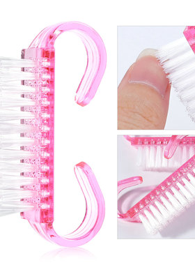10PcsHandle Grip Nail Brush Fingernail Scrub Cleaning Brushe