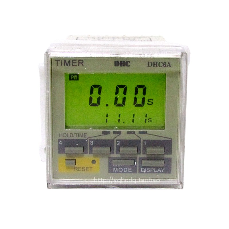 温州大华时间继电器DHC6A 多功能时间继电器 液晶显示48尺寸 切刀