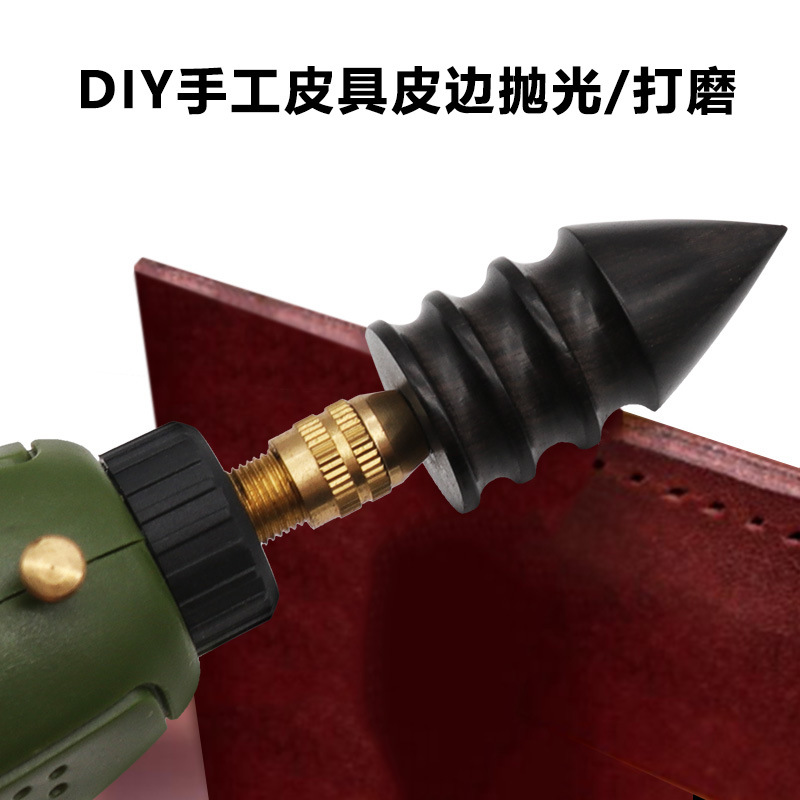 手工皮具抛光棒边修紫檀