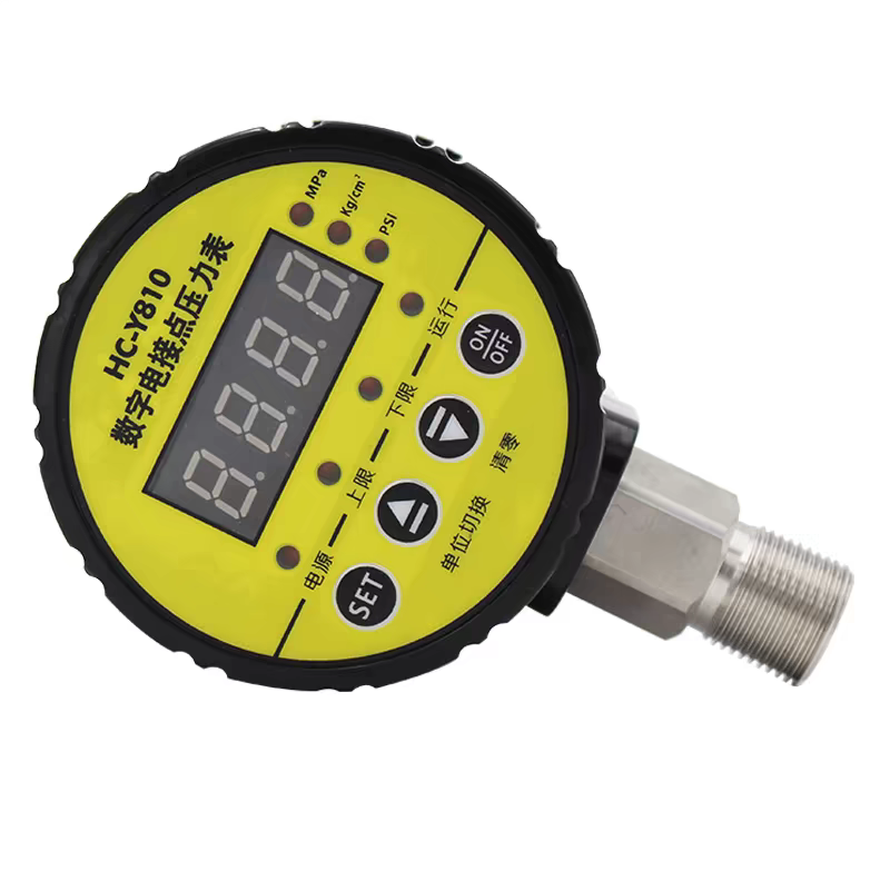 温州虹昌仪表HC-Y810数显电接点压力表压力控制器开关水压1.6mpa