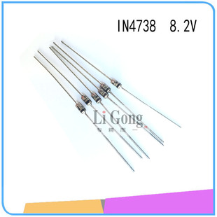 稳压二极管IN4738A 1W8.2V稳压管ON摩托罗拉稳压管1N4738全新原装