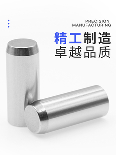 Φ6内螺纹圆柱销攻牙销固定销MSTM检冶具定位销DIN7979模具定位销