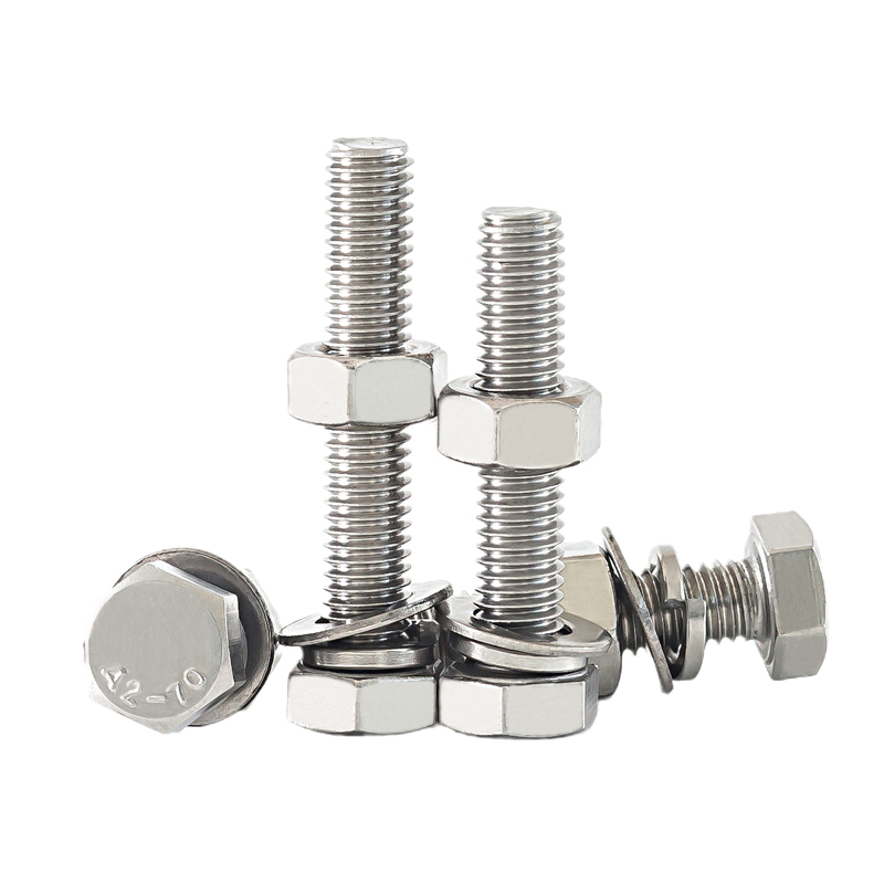 不锈钢外六角螺栓丝母套