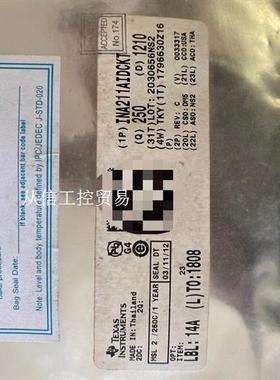 INA211AIDCKT,实图拍摄的,只有这一盘,德州进口的