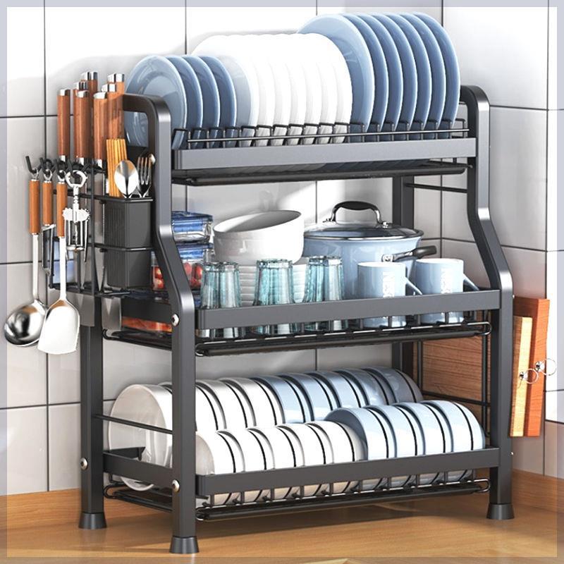 不锈钢厨房置物架放碗沥
