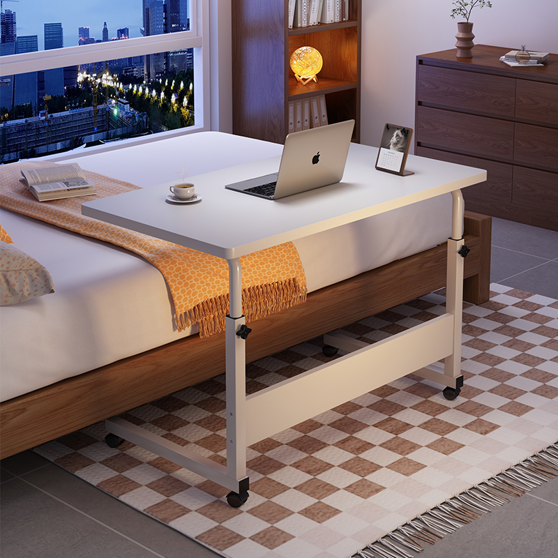 床边桌可移动升降电脑桌学生宿舍学习桌写字桌家用书桌卧室小桌子