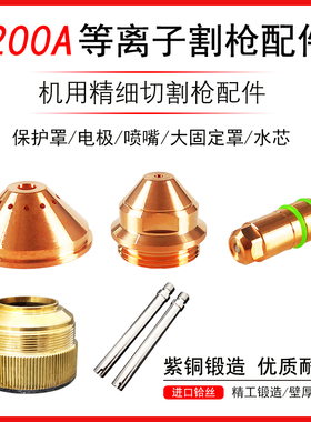 200A等离子电极喷嘴200202割嘴200203保护帽200204等离子割枪配件