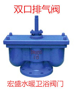 法兰双口排气阀QB2-10 QB2-16自动快速双口排气阀