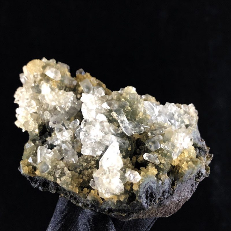 天然水晶方解石结晶石原石鱼缸造景学生科学课岩矿石标本桌面摆件