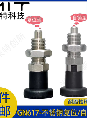 GN617/SXYK冈特旋钮柱塞分度销弹簧分割固定位柱MT307F/MT306Z