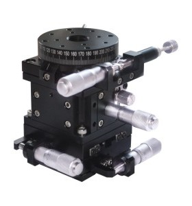 XYZR轴组合型多轴位移台E-EIW01-40  60手动滑台XYZLRPG 38 60 80