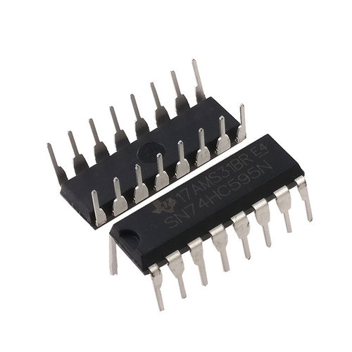 100%全新SN74HC595N直插DIP16 8位串行输入输出 并行输出寄存器