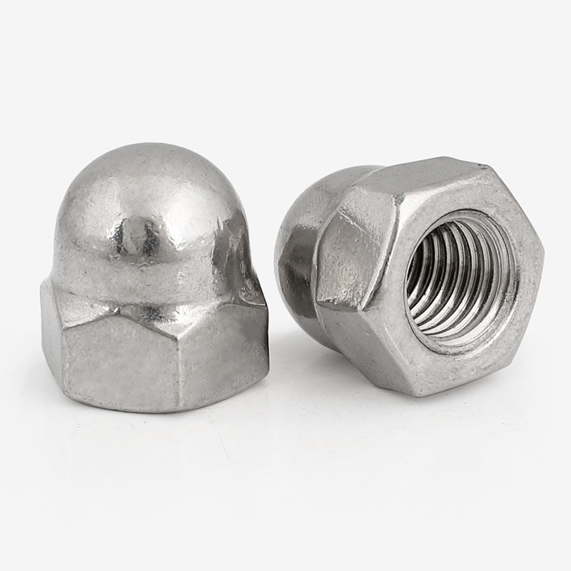 304/316不锈钢盖型螺母球形面装饰遮丑盖帽细牙反牙英美制M5M6M8