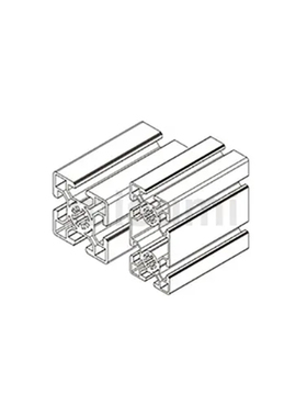 经济型 米思米 欧标50型材 槽宽8mm KLCF8-50100-6000 MISUMI