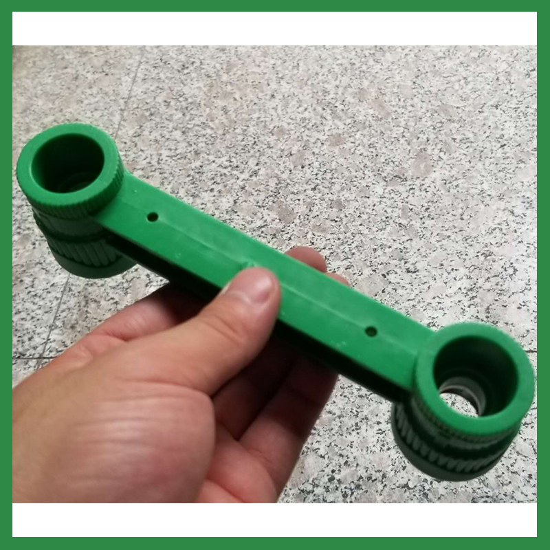 国标绿色分管内丝双联直