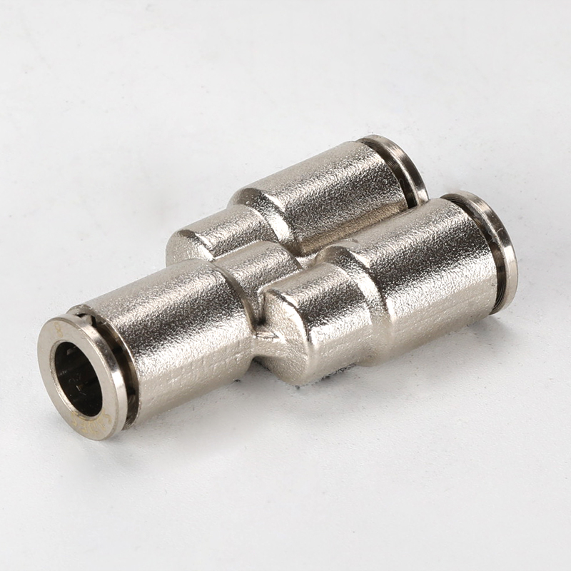 气管插转接不锈钢型三通