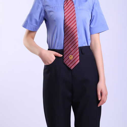 新款铁路制服裤子女夏季