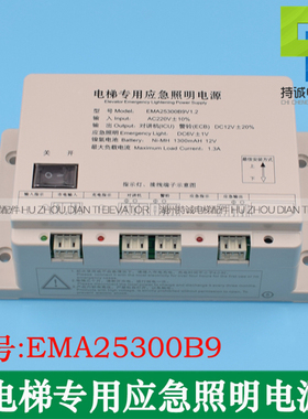 适用西子奥的斯电梯专用应急照明电源EMA25300B9 F5 M3M2电池配件