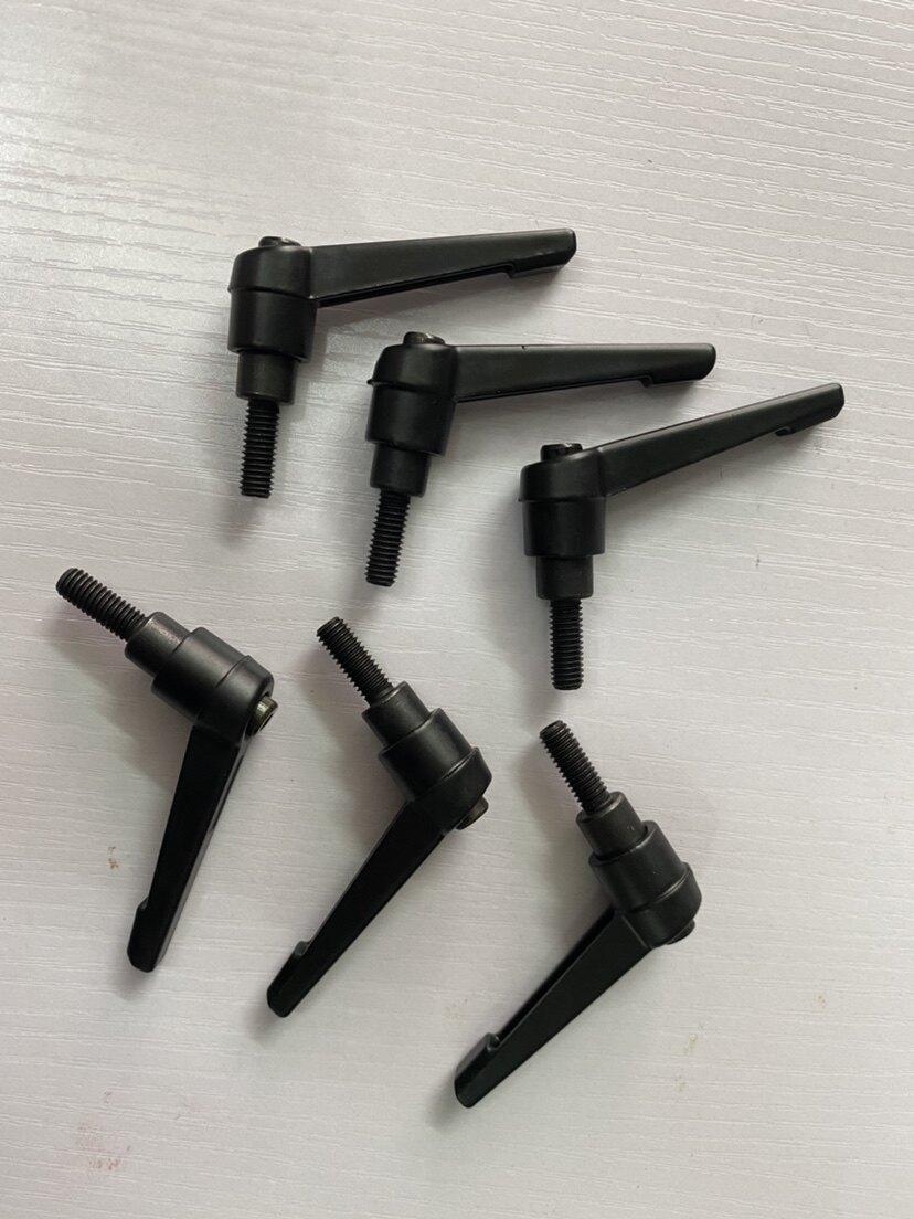 优质黑色锌合金可调手柄 机床万向锁紧手柄 可调位紧定手柄 M6*40