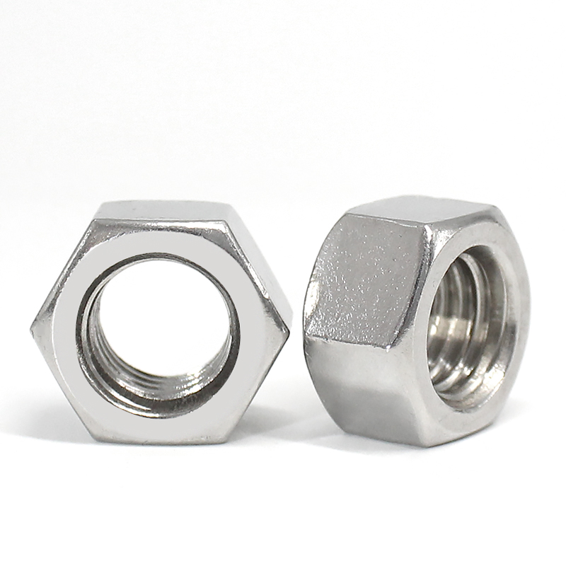 不锈钢六角螺帽加高丝厚