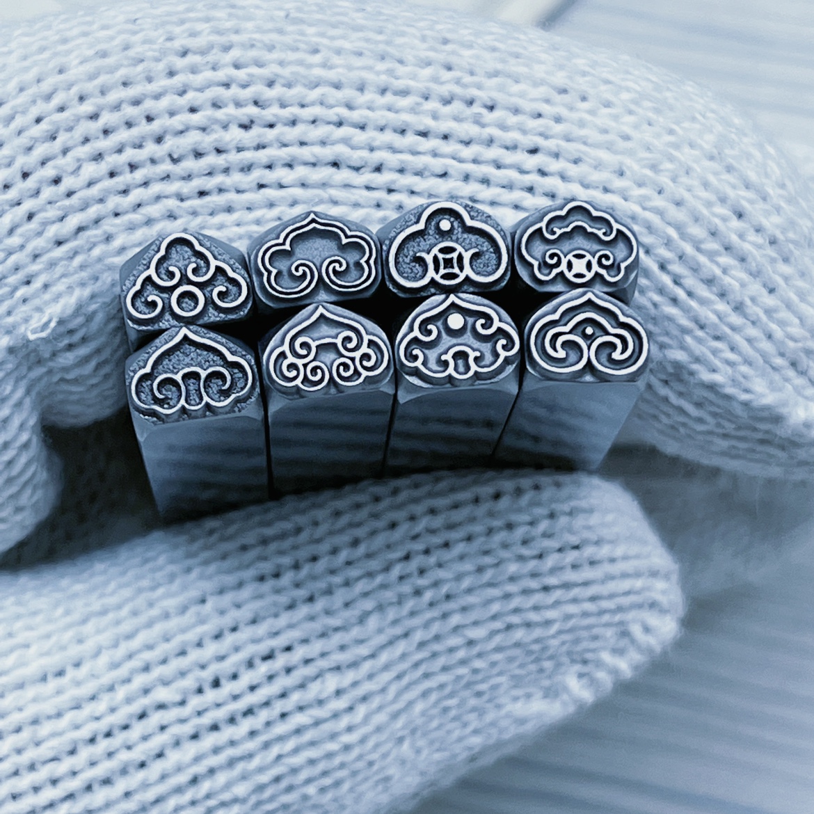 吉言钢印金银手镯刻刀如